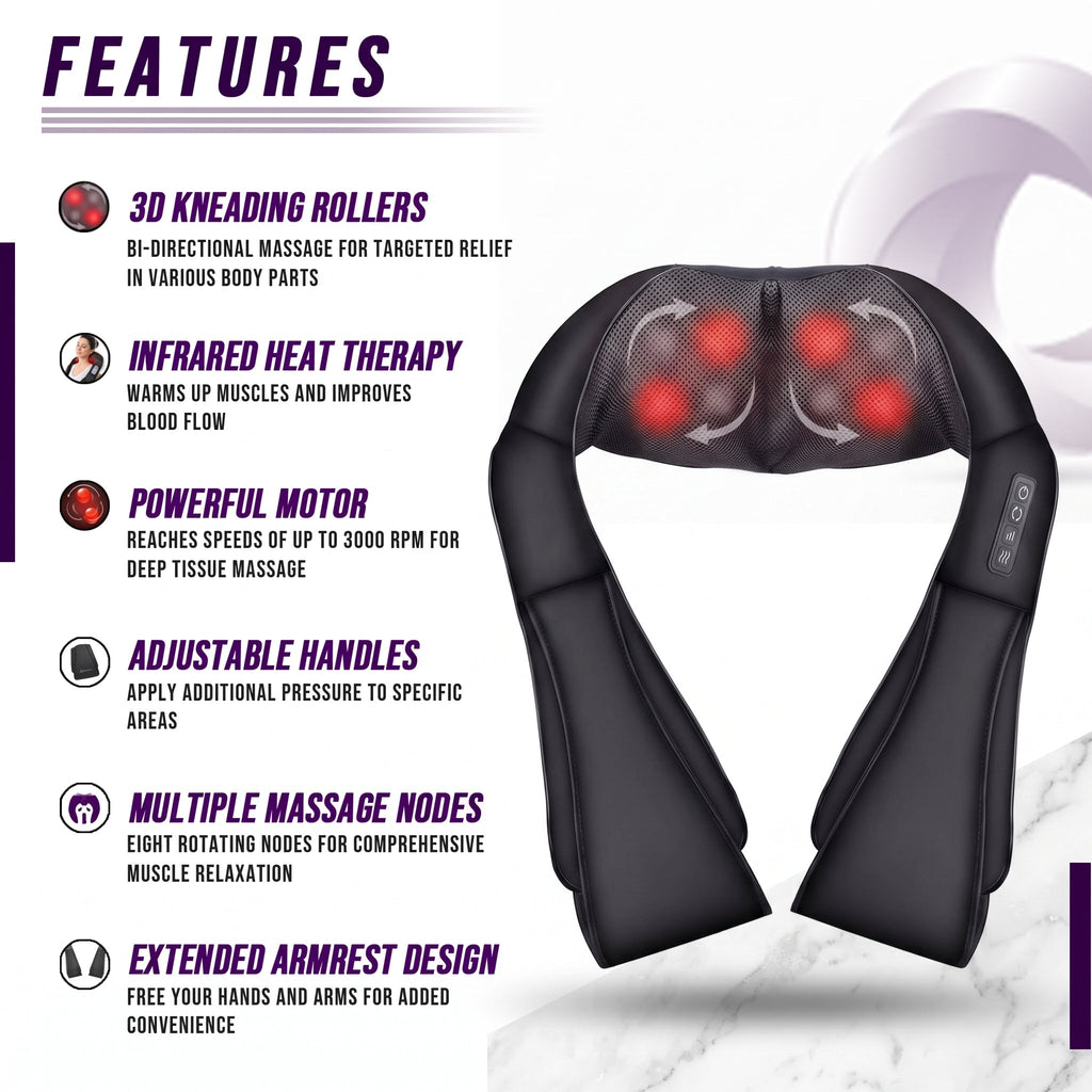 Neck and Shoulder Massager w/Heat