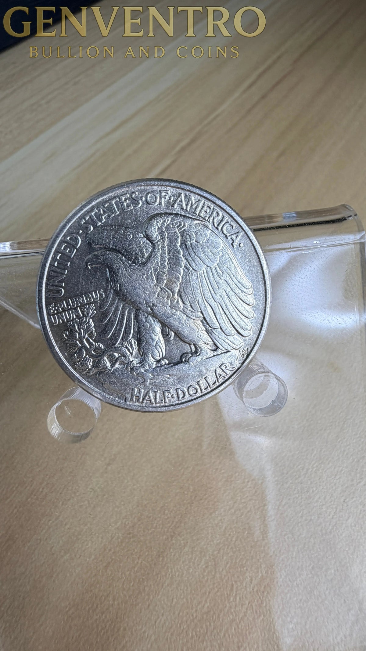 1943 Walking Liberty Half Dollar 90% Silver  Brilliant Uncirculated BU