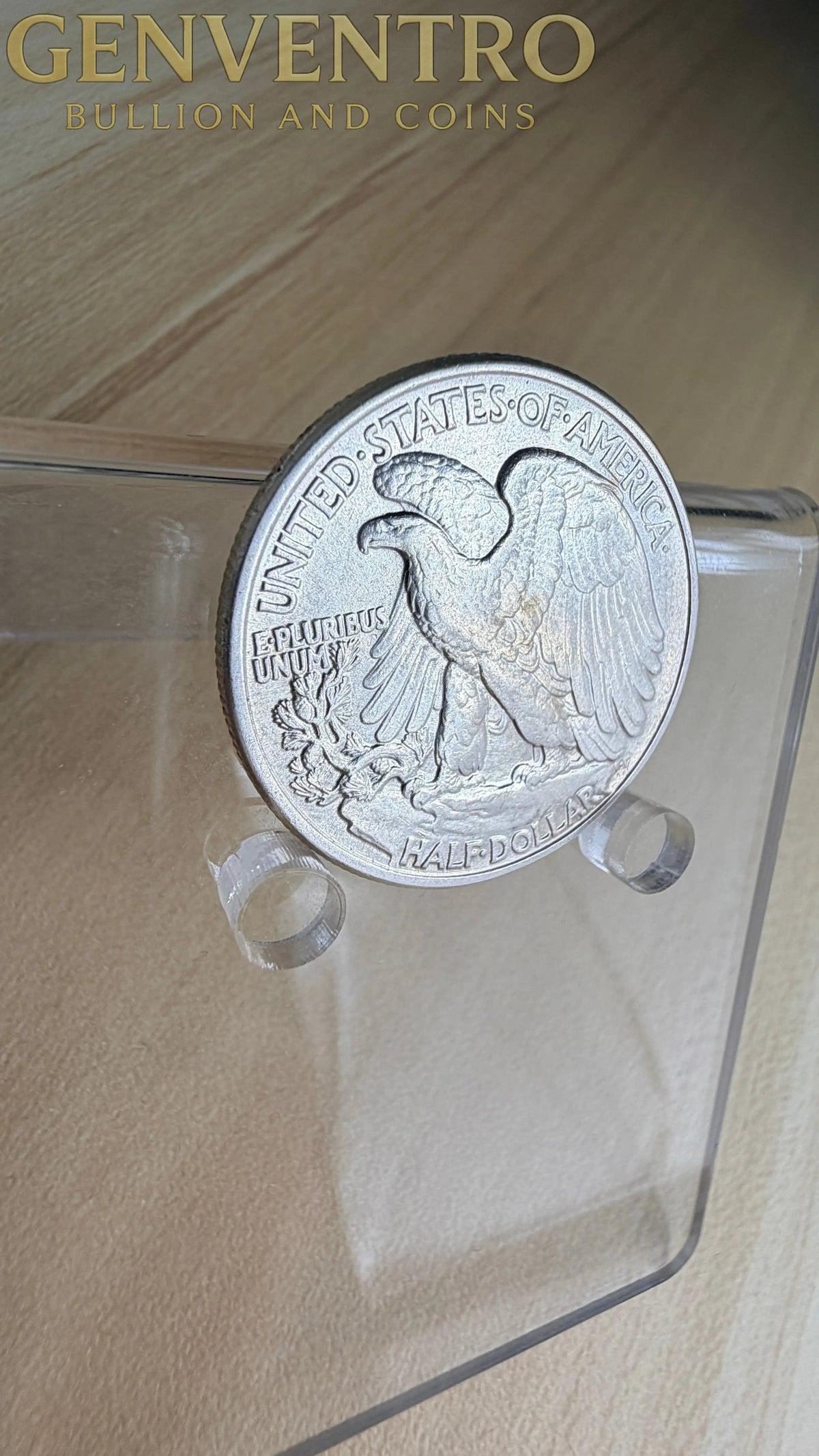 1943 Walking Liberty Half Dollar 90% Silver  Brilliant Uncirculated BU