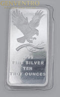 SilverTowne 10 oz Silver Bar .999 Fine Silver - Eagle Design - New in Wrap