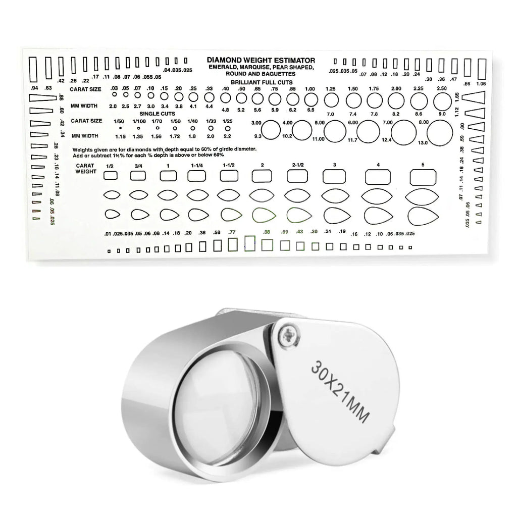 Gold, Silver, & Platinum Testing Kit 10K-24K JSP Acids, Diamond Tester, Digital Scale, Magnifier Loupe, Files & Test Bars